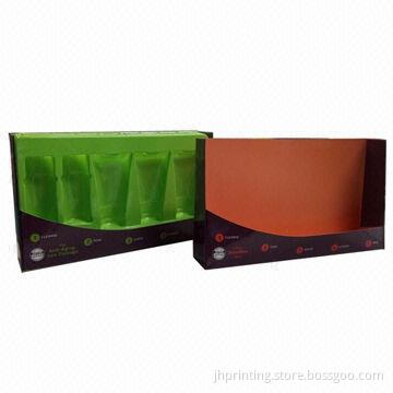Cosmetic Displays with PVC Insert, for Makeup Set, OEM Sample Ready in 3 Days